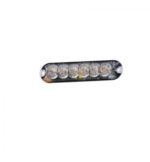 R65 6 Amber High Intensity LED Warning Light 044166
